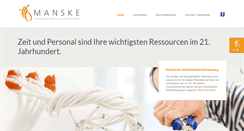 Desktop Screenshot of manske-team.de